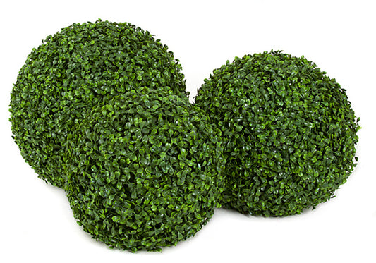 Artificial Boxwood Balls | 12" or 14" Diameters