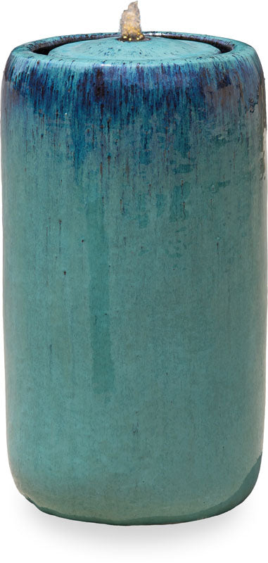 Tall Cilindro Fountain with LED Light