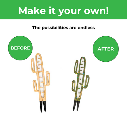 BARE™ Cactrella™ - Customizable wooden plant support - Inspired by the Barrel Cactus