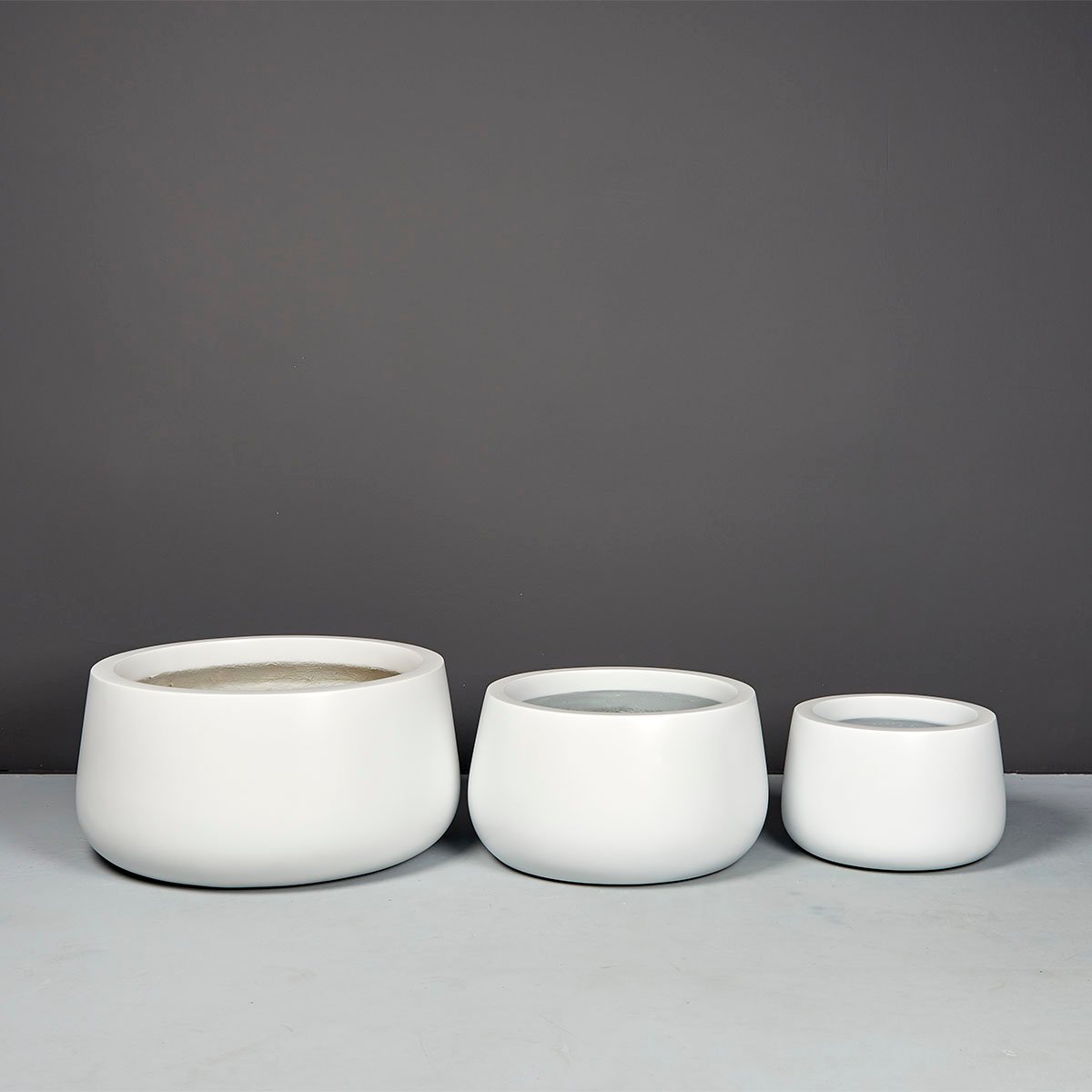 Short Hayden Tapered Round Planter