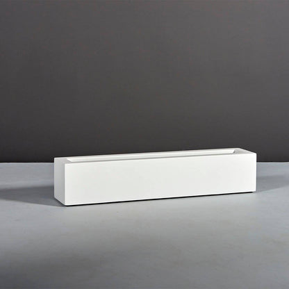 Salon Narrow Low Rectangular Planter