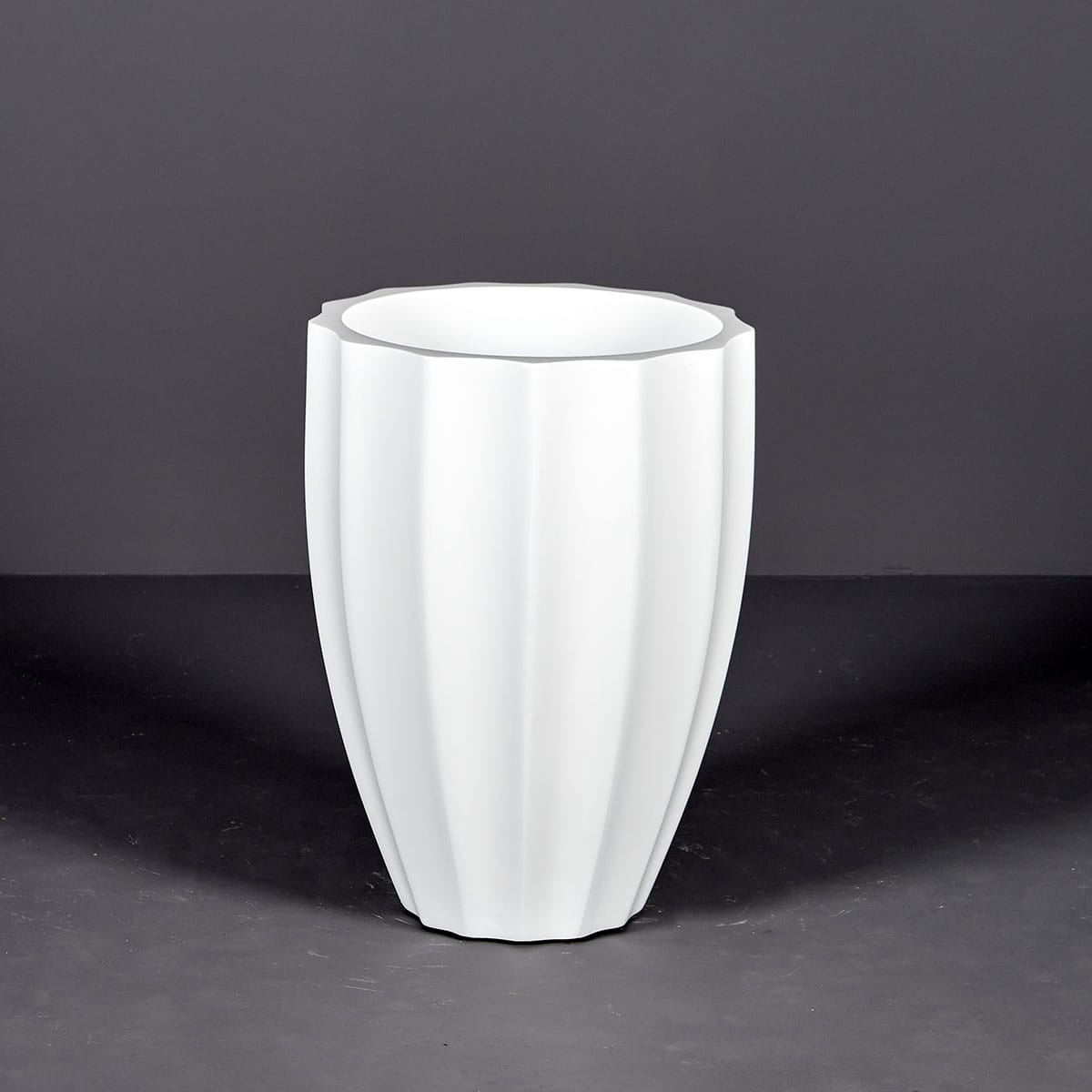 Alicante Fluted Round Planter