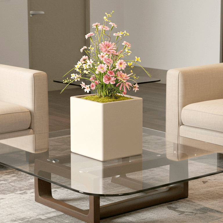 Montroy Cube Tabletop Planter