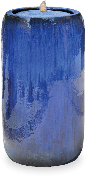 Tall Cilindro Fountain with LED Light