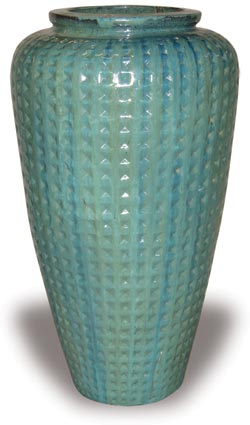 Tall Waffle Jar Planter