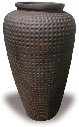 Tall Waffle Jar Planter