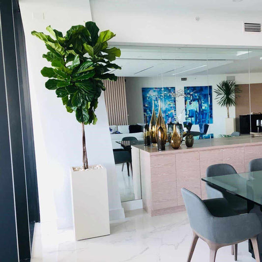 Miami Tall Corner Planter